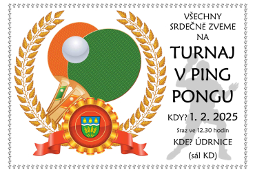 TURNAJ V PING PONGU