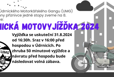 ÚDRNICKÁ MOTOVYJÍŽĎKA 2024